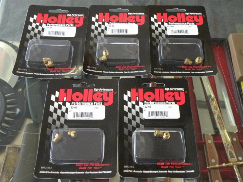 Sell LOT OF 5 HOLLEY 12266 CARBURETOR JETS 2 PER PACK BRAND NEW in