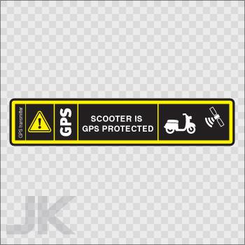Decals sticker sign signs warning danger caution scooter gps 0500 z4xaz