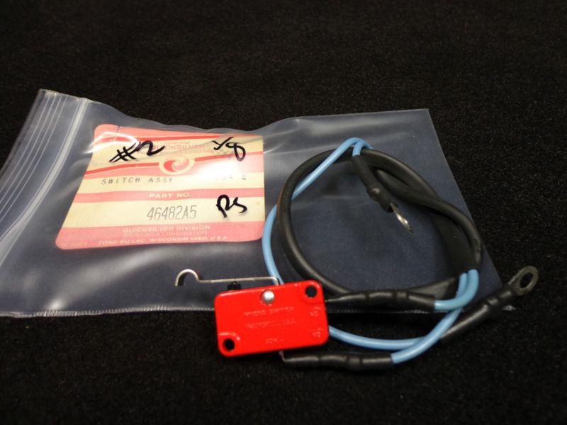 Reverse lock out valve switch #464482a5 mercruiser 1984 inboard boat part #2