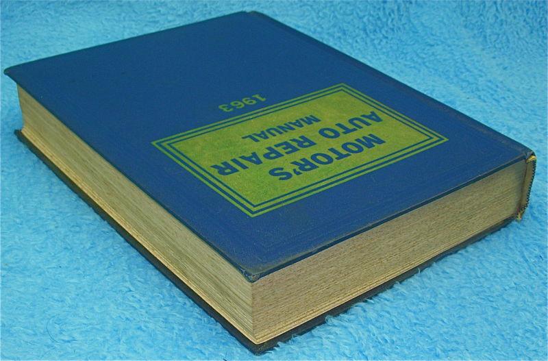 Sell MOTOR'S AUTO REPAIR MANUAL 1953 1963 26th EDITION in Mukwonago