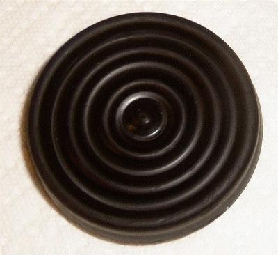 Universal vintage style brake pedal rubber "round" new 1932 ford t-bucket truck