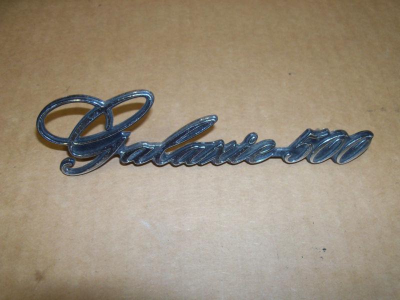 72 Ford GALAXIE 500 Fender trim emblem 73 74 75 76, US $4.99, image 2
