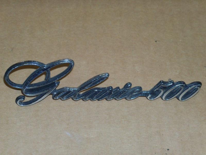 72 Ford GALAXIE 500 Fender trim emblem 73 74 75 76, US $4.99, image 3