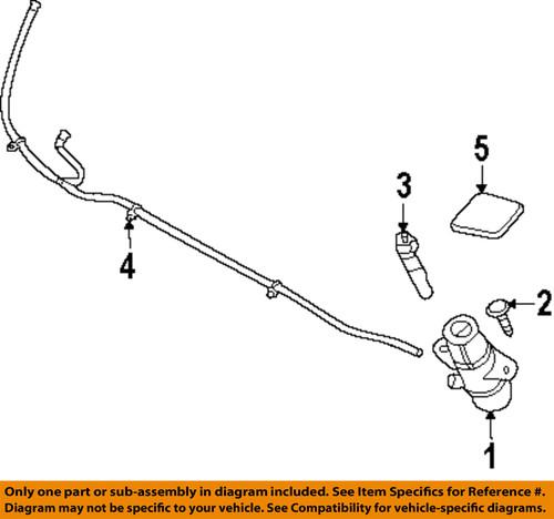 Bmw oem 61673414960 washer-housing