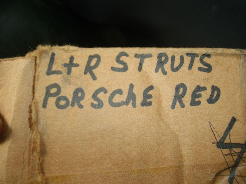 HARLEY DAVIDSON PORSCHE RED FENDER STRUTS NEW, US $149.99, image 2