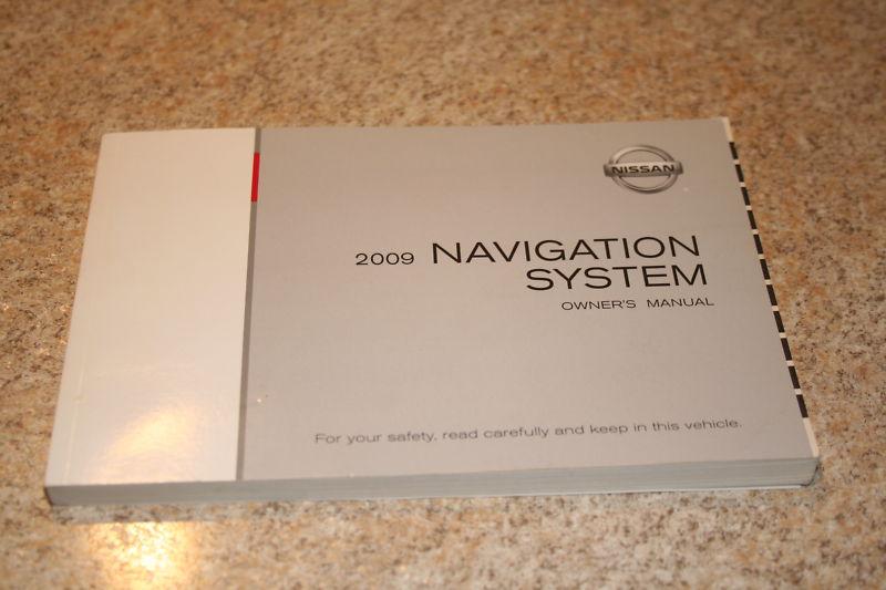 2009 nissan navigation owners manual