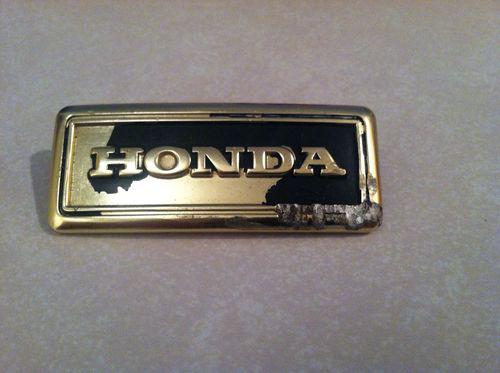 Honda cb750 tail badge emblem oem bobber cafer racer