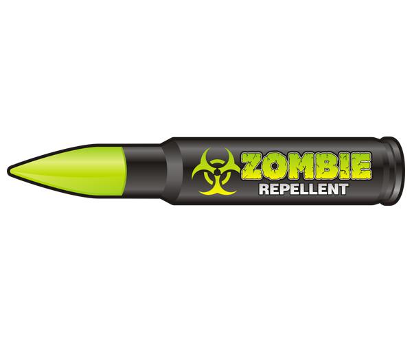 .308 zombie decal 5"x1" bullet 308 ammo can sniper rifle vinyl sticker (lh) zu1
