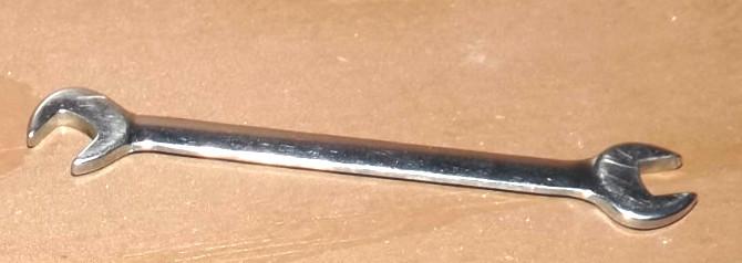 New,vntge never used s-k tools 15/64x13/64 angled ignition wrench openend i-1513