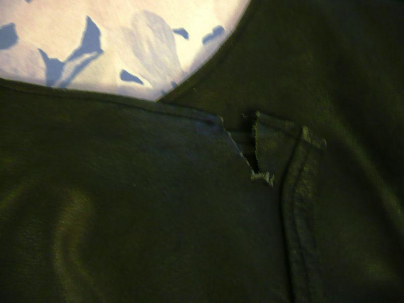 ATL distressed black leather chaps size 6XL, US $29.99, image 3