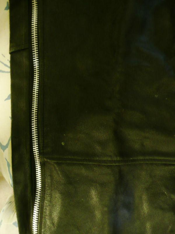 ATL distressed black leather chaps size 6XL, US $29.99, image 10