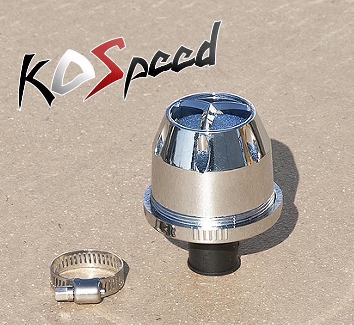 12mm oil catch crankcase vent breather intake bullet air filter universal silver