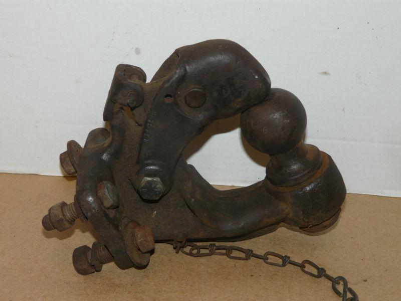 Wallace 5 ton pintel hitch w/ bolt-up mount & 2” 10,000 pound ball inv6884 