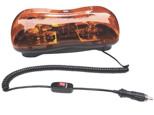 Halogen rotating amber mini light bar, with magnetic mounts.......#lb-a430