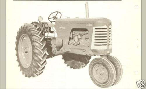 Oliver super 77 88 tractor operation maintenance manual