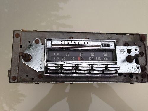 1970 oldsmobile original am/fm multiplex radio 70 71 72 03bfm1 working condition