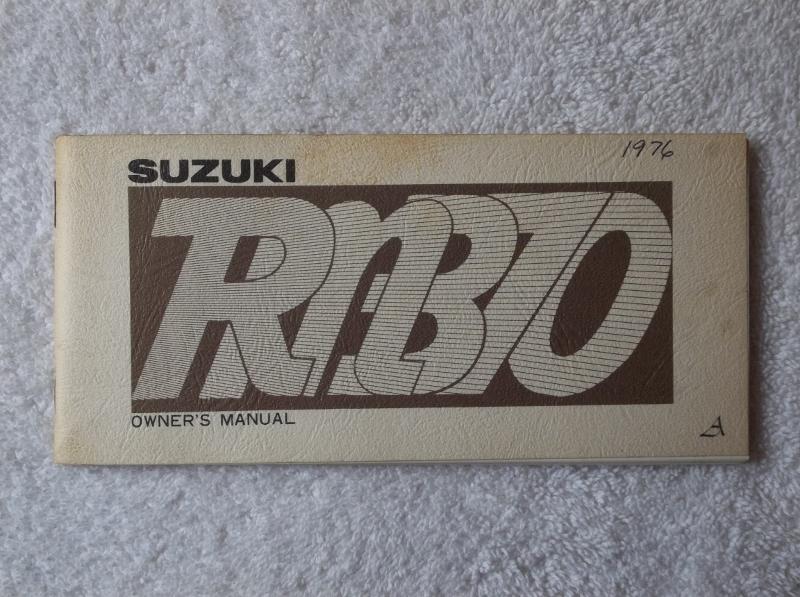 1976 suzuki rm370 owner's manual original oem 76 rm 370