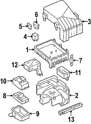 Volkswagen n10525505 genuine oem factory original main fuse