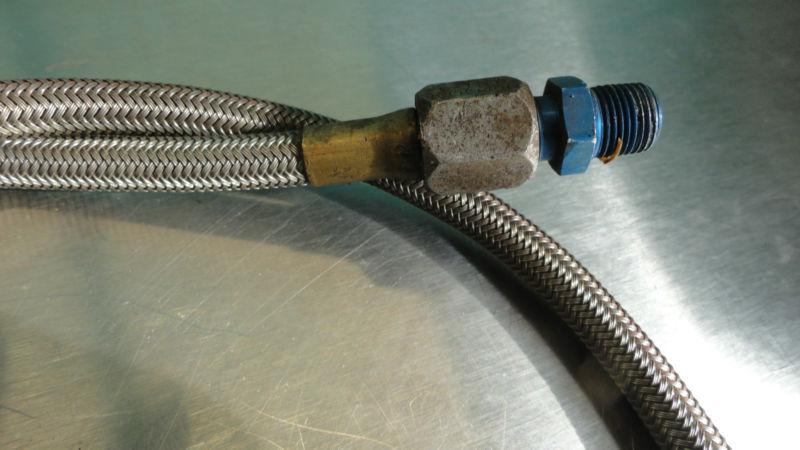 (4) NASCAR -4 Racing Brake Line Stainless Steel Braided 12