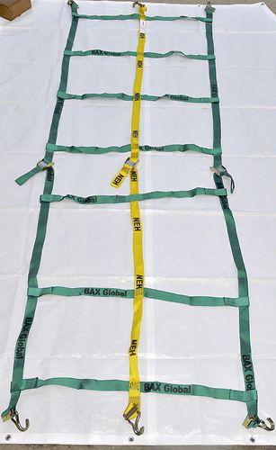 Very heavy duty cargo net trailer truck webbing  w hooks & e-track 41" x 10'