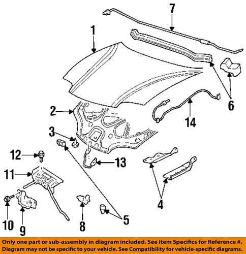 Gm oem 22710142 hood-lock