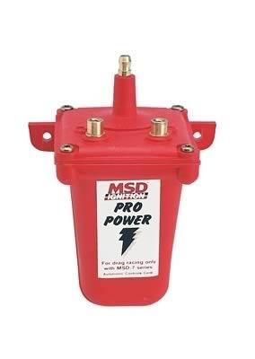 Msd ignition 8201 red 55,000 v pro power coils -  msd8201
