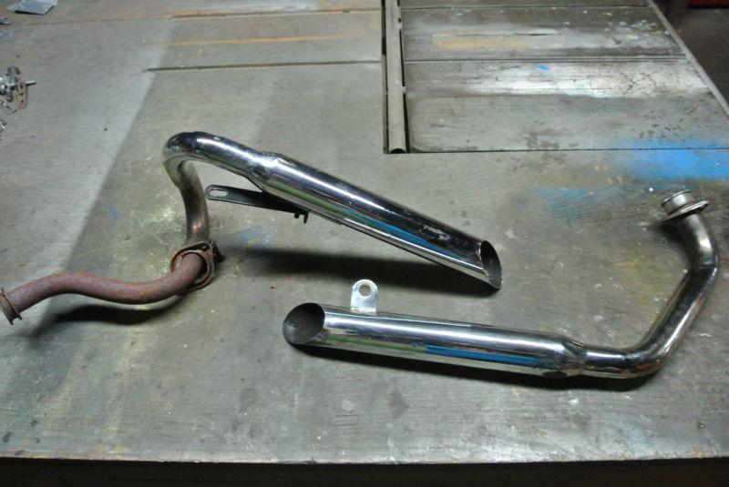 Sell YAMAHA VIRAGO XV 750 EXHAUST MUFFLER PIPE 1981-1983 XV750 81 82 83