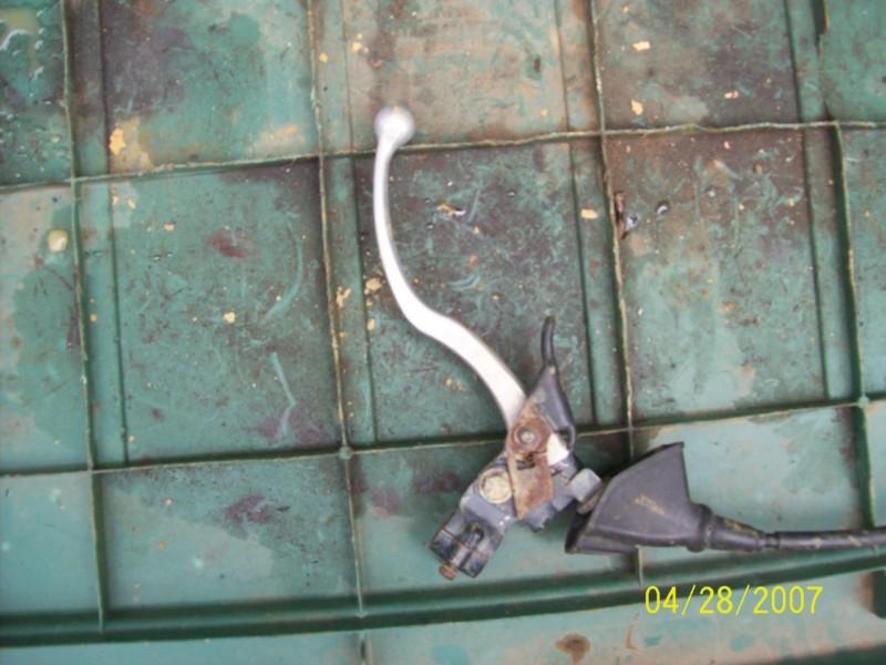 1997 kawasaki prairie 400 4wd left hand brake lever handle