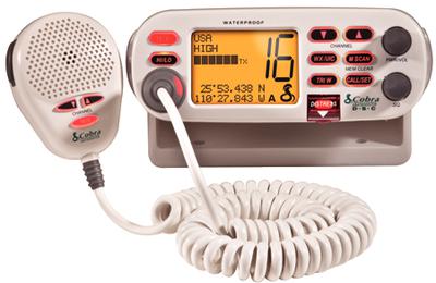 Cobra marine mrf75d radio-fix vhf class-d dsc wht