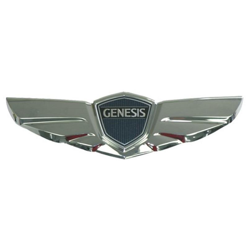 Hyundai genesis sedan 2010-2013+ chrome wing emblem badge hood trunk