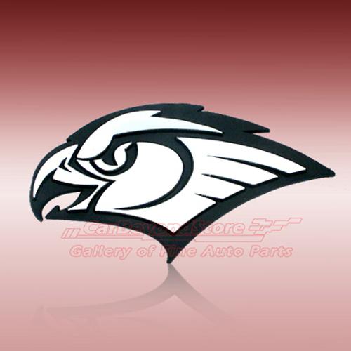 Nba atlanta hawks 3d chrome car emblem, easy install, licensed + free gift