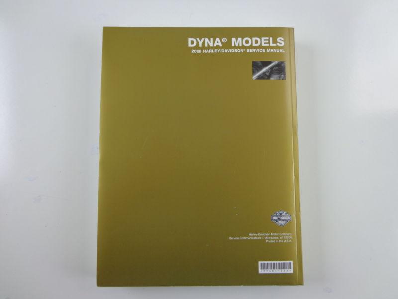 Harley Davidson 2006 Dyna Models Service Manual 99481-06A, US $39.99, image 2