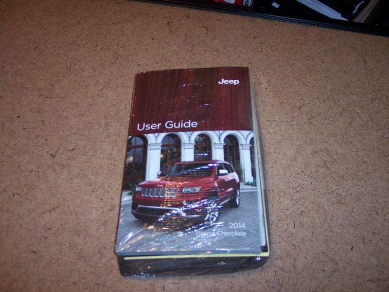New 2014 jeep grand cherokee owner manual guide with case--b0172