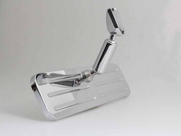 Polished rear view chrome mirror chavrolet camaro pontiac firebird 1972 - 1981