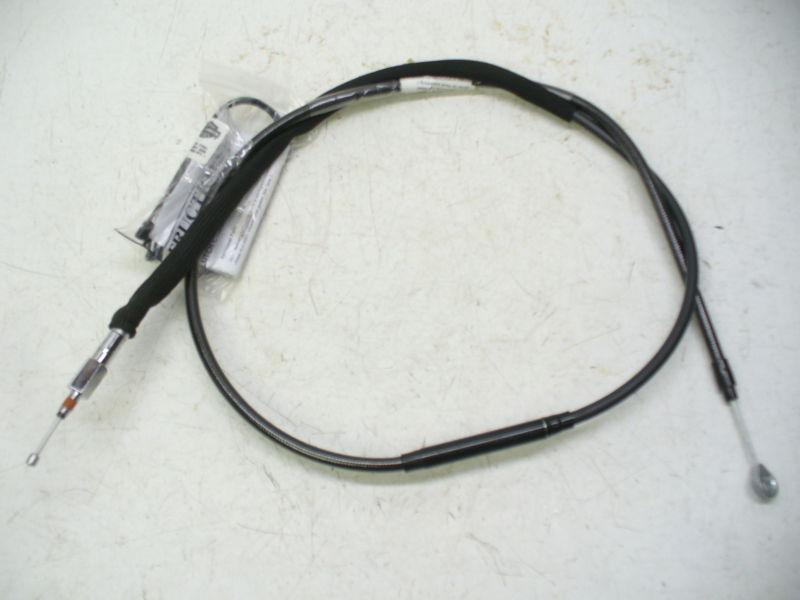 Harley 96 up dyna softail black diamond clutch cable; 38875-09a.