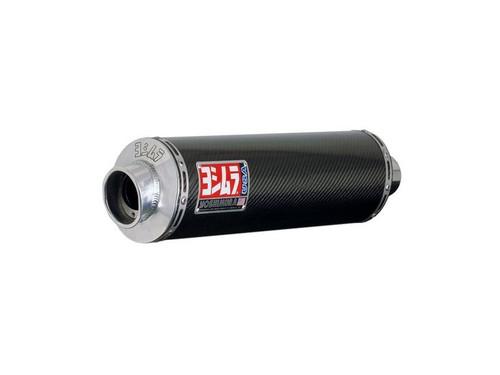 02 03 yzf-r1 yoshimura rs-3 oval race slip-on muffler - carbon fiber 1311252