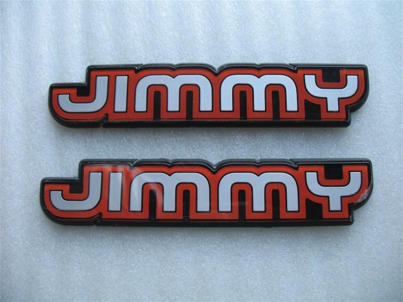 1989 gmc jimmy side fender emblem logo decal set 89
