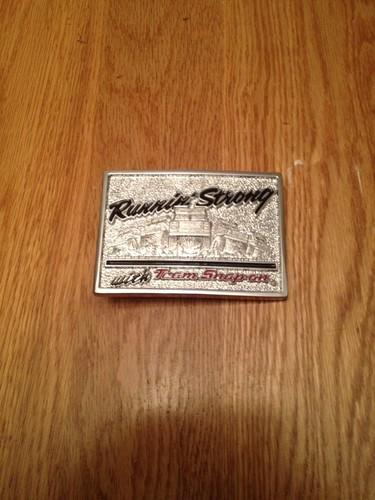Snap-on tools - belt buckle, "runnin' strong" with team snap-on  , part# ssx1176