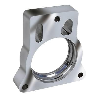 Trans-dapt throttle body spacer torque-curve alum 1" chevy gmc pickup/suv