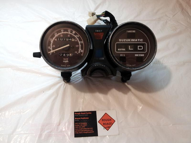 1982 - 1985 suzuki gs450 gs 450 speedometer gauges dash 