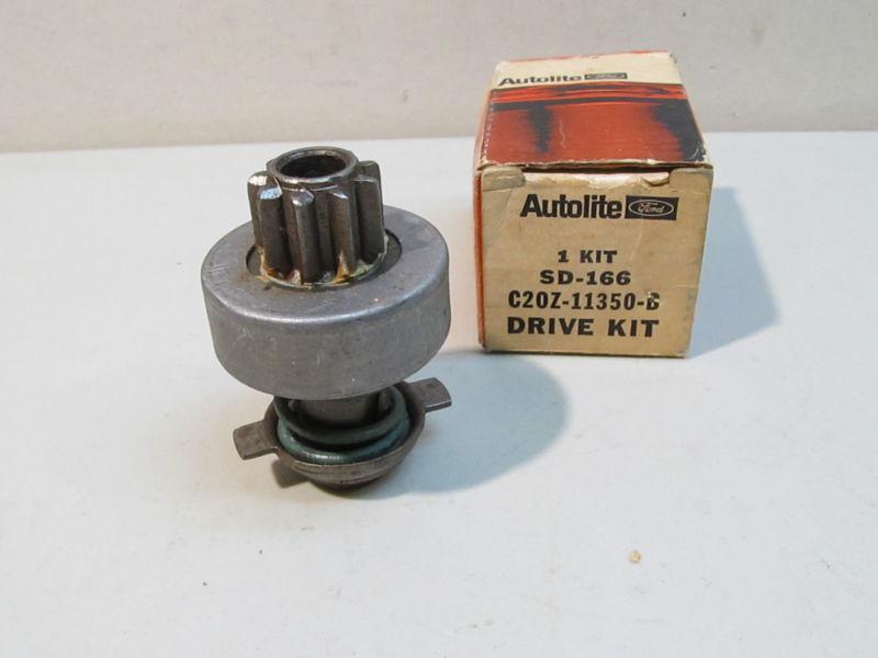 Nos 1962-1964 fairlane, falcon 221-260 9 tooth starter drive original ford