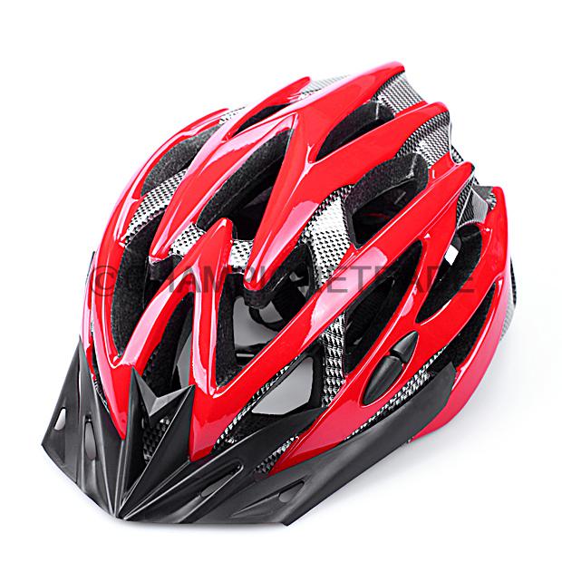Red adult men ultra-light safety bicycle bike cycling visor helmet universal new