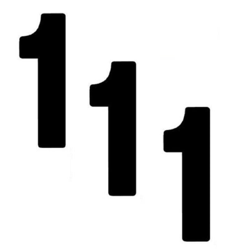 Fx black number 1 graphics for yamaha dirt bikes motorcycles