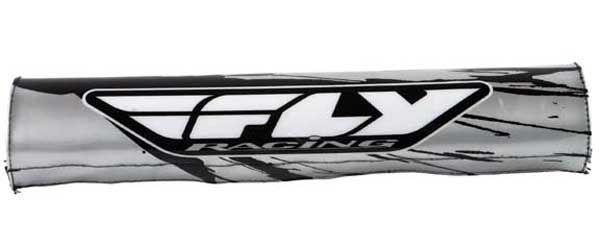 18-94315 fly racing silver 10" handle bar replacement pad 