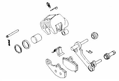 K&l supply brake caliper rebuild kit 32-7596