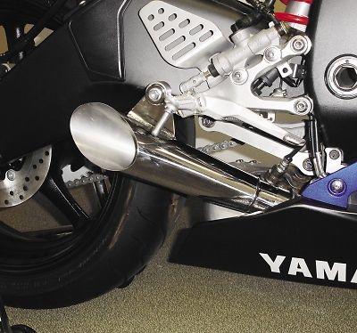 Hotbodies racing megaphone slip-on exhaust polished polished 60802-2100