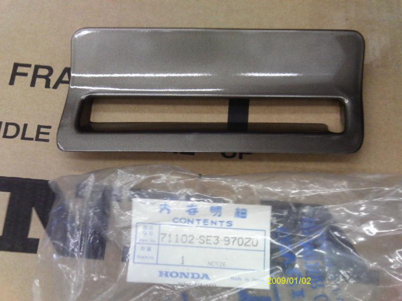 1989 honda accord 4 door sei new oem right front bumper horn cover tuscany taupe