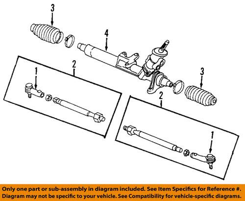 Volkswagen oem 1j0422812b steering tie rod end/tie rod
