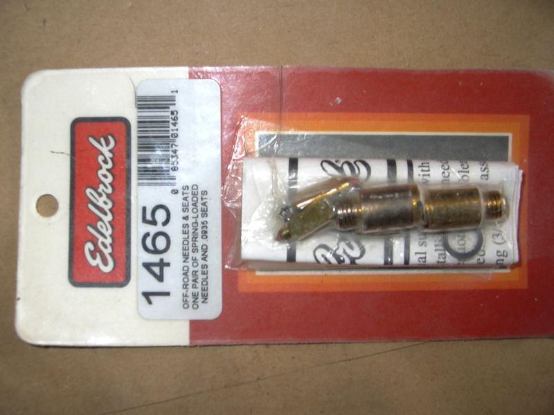 Sell Edelbrock 1465 Performer Series; Carburetor Needle/Seats OFF ROAD