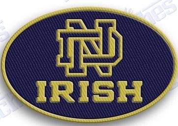 Notre dame irish  iron on 100% embroidered patch patches - ncaa college